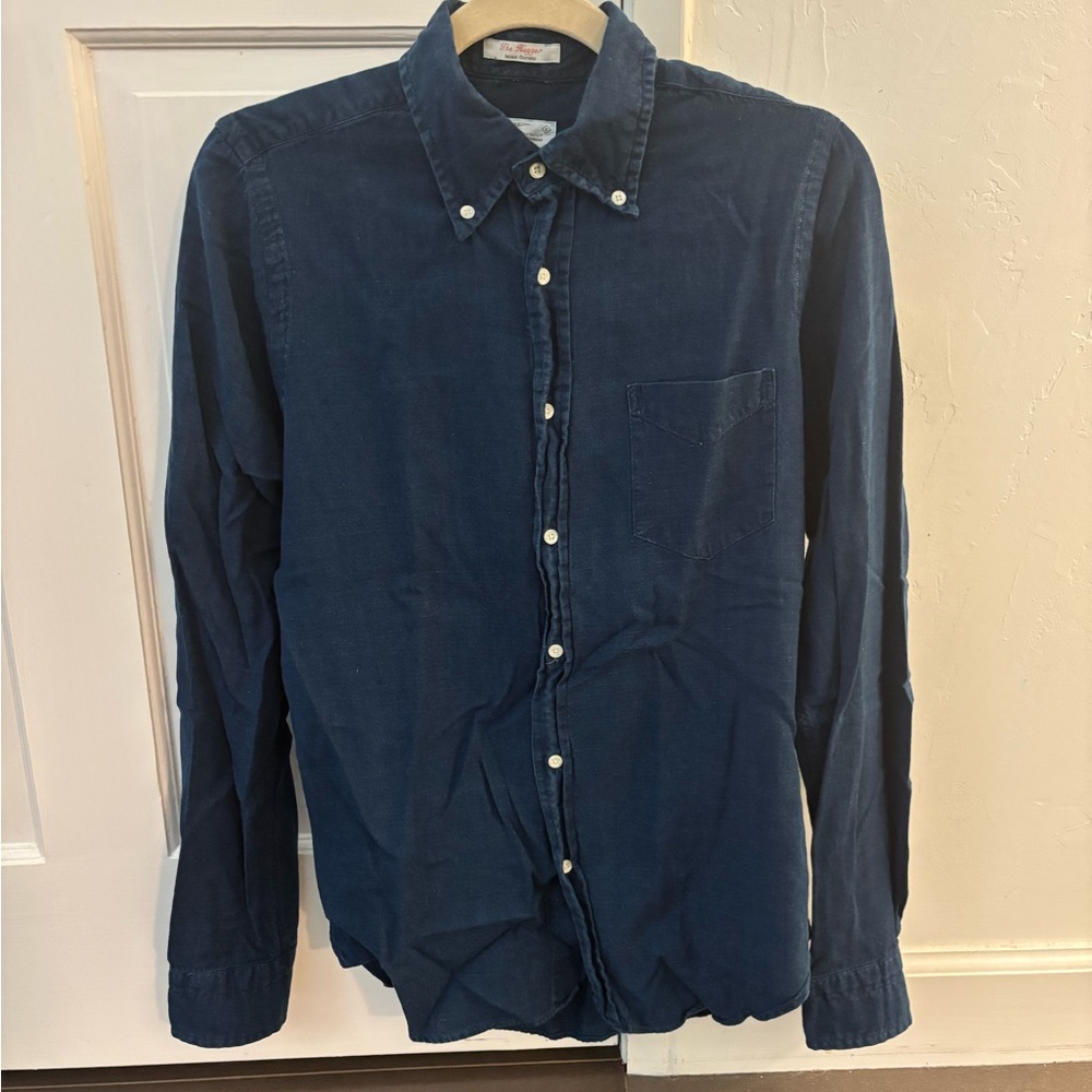 Gant Indigo Blue Button-Down Shirt (Size Small)